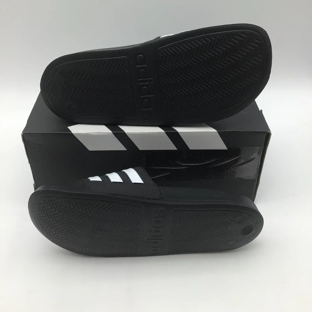 Adidas Adilette Shower K Kids Slides Black White G27625 Size 4 NEW